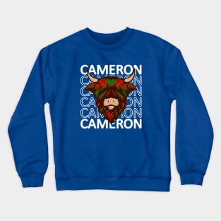 Clan Cameron - Hairy Coo Crewneck Sweatshirt